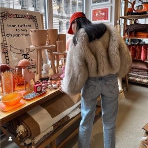 NWT - sold out mango faux fur coat